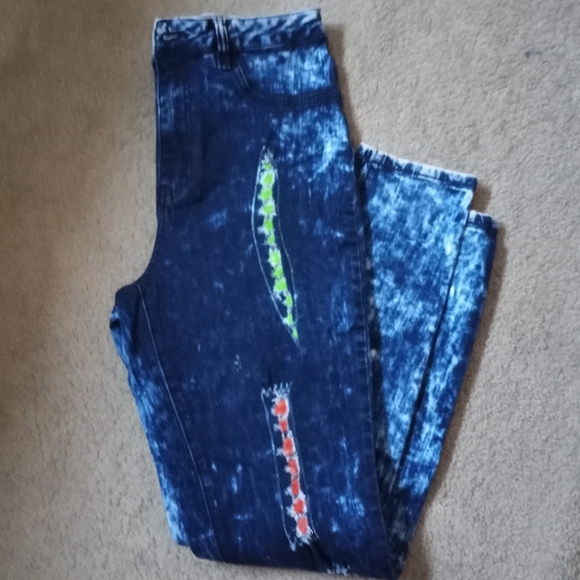 Multi-colored Skinny Jean NEW - Picture 7 of 9